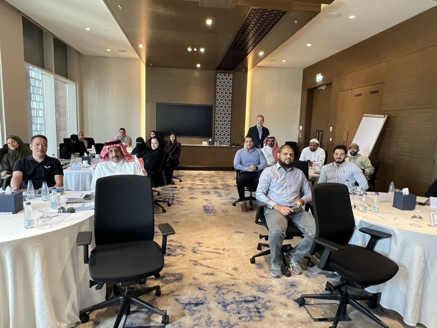 A full room of delegates at a three-day Incoterms programme in Dammam